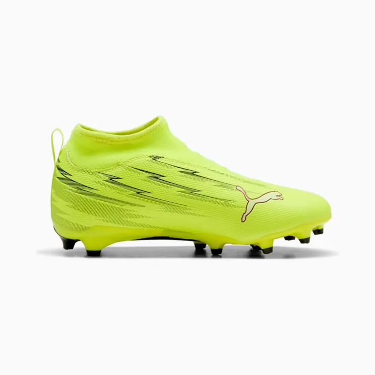 Puma Ultra 6 Match+ LL FG/AG Jr Yellow Alert Black Glowing Red Lime Squeeze (108691-01)