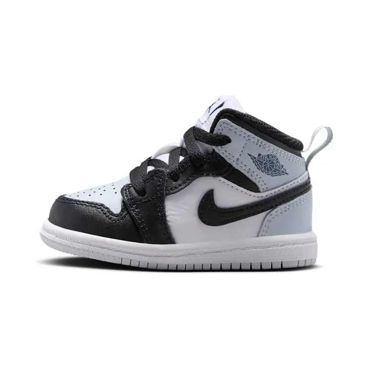 Air Jordan 1 Mid TD Squadron Blue Toe “Black / Aura / Squadron Blue” (DQ8425-002)