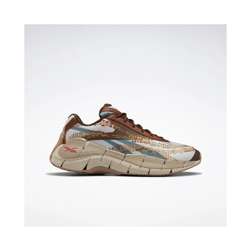 Reebok Jurassic World Zig Kinetica 2.5 Stark Grey / Peat / Grizzly Brown (HQ6263)