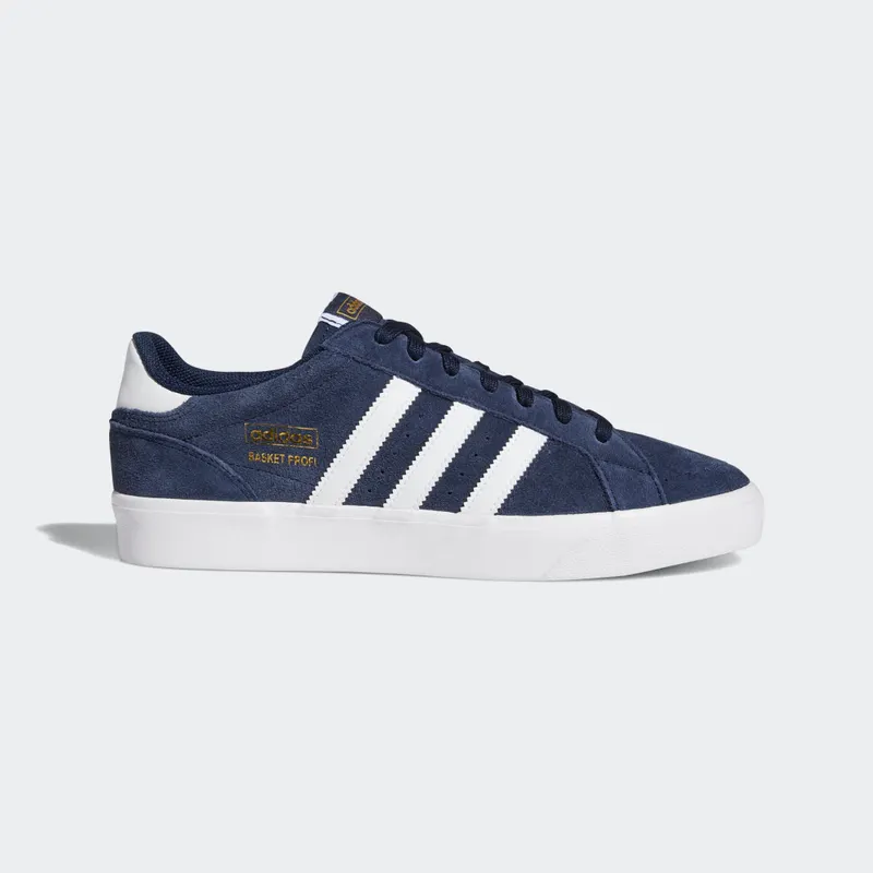 adidas Basket Profi Lo Collegiate Navy / Cloud White / Gold Metallic (FX3074)