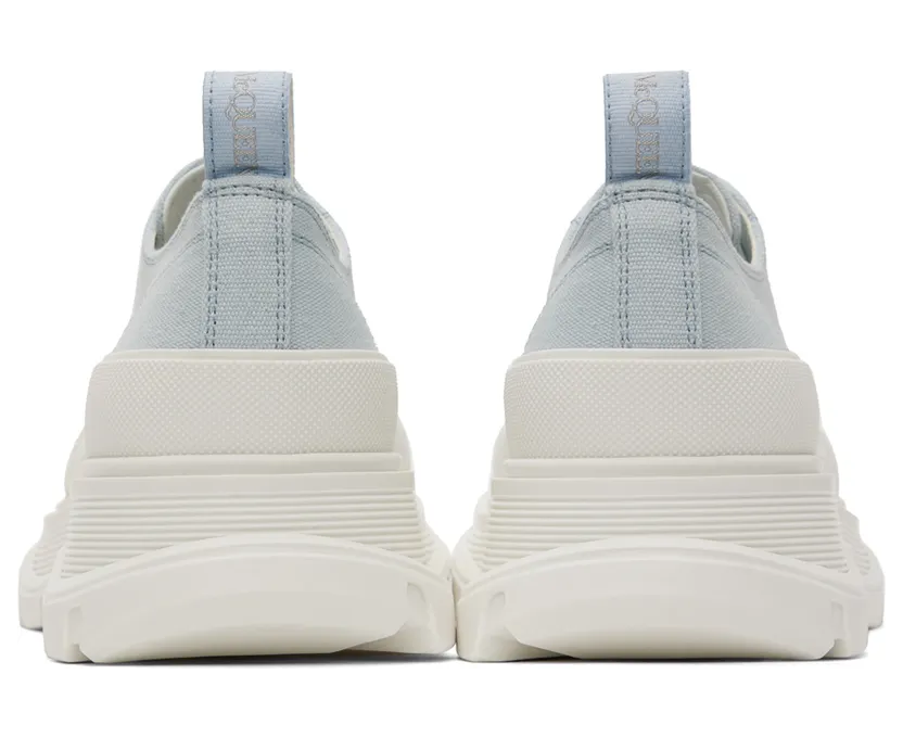 Alexander McQueen Blue Tread Slick Low Sneakers (705660W4V41) (2)