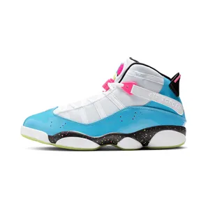 Jordan 6 Rings ‘Blue Fury Cyber Pink’ White/Light Blue Fury/Cyber Pink (CK0018-100)