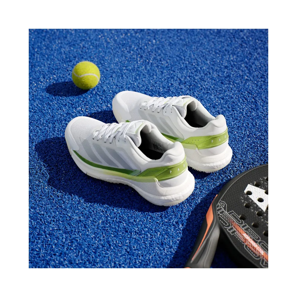 Adidas Crazyquick BOOST Padel Cloud White / Zero Metalic / Lucid Lemon (JP7228)