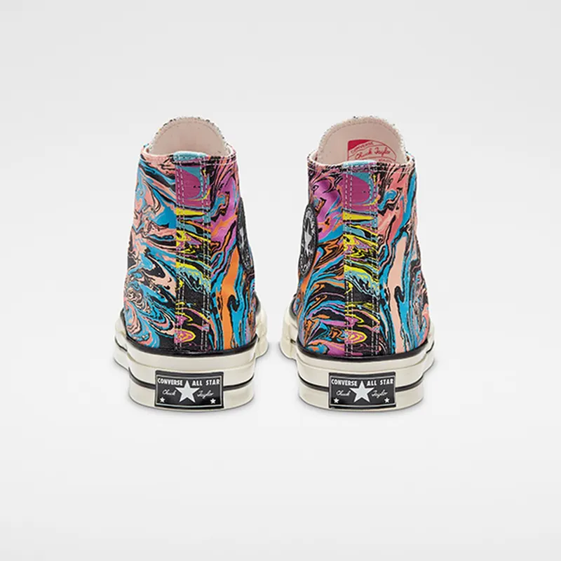 Converse Chuck Taylor All-Star 70s Hi Marble Egret/Multi-Black (167373C)