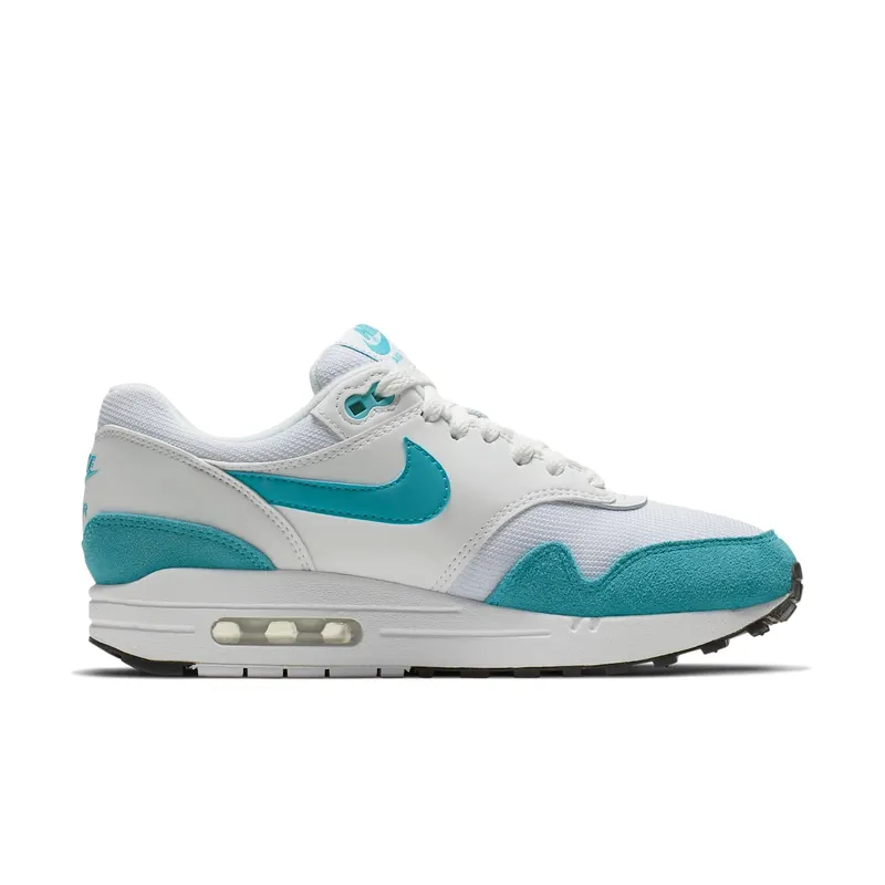 Nike Air Max 1 White Light Blue Fury (W) White/Light Blue Fury-Black (319986-117)