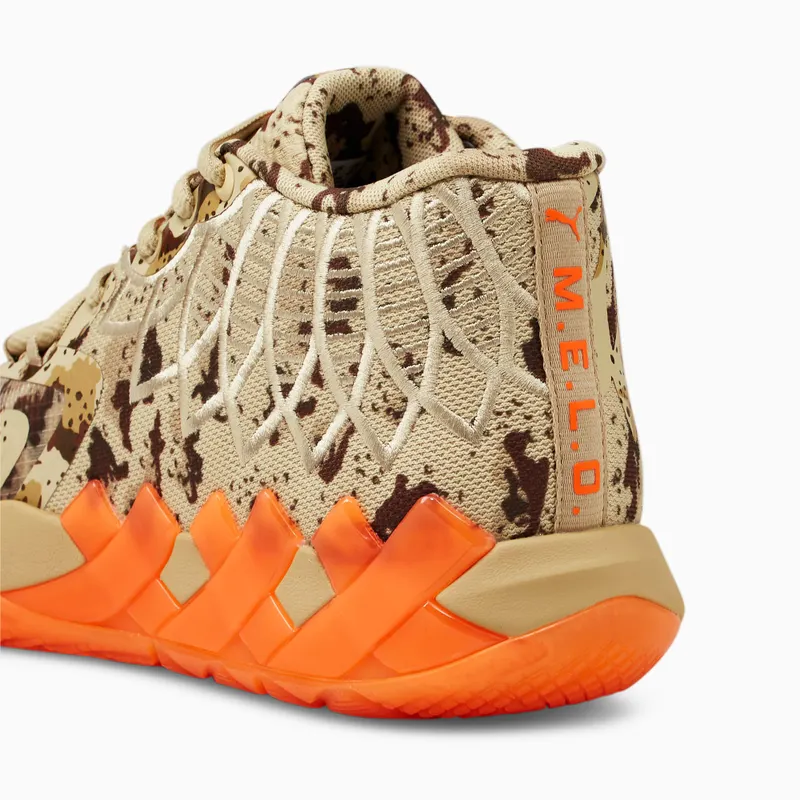 Puma MB.01 Disco Camo Basketball Shoes Beige/Orange (379217-01)