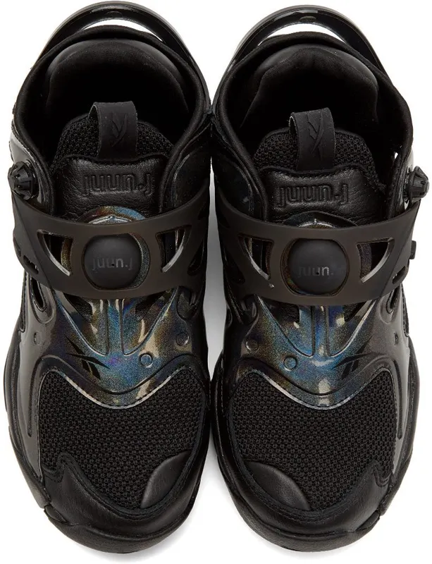 Reebok Pump Court JuunJ Black Black/Cold Grey 7-Black (Other Brands Reebok)
