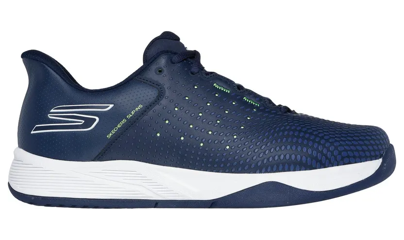 Skechers Slip-ins Relaxed Fit: Viper Court Reload Sneaker Marine/Geel