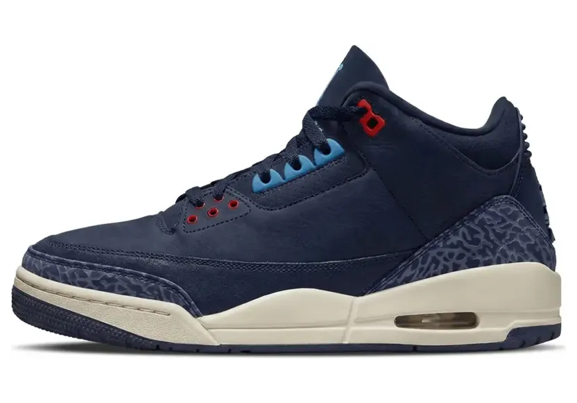 Air Jordan 3 – Sports Renaissance – “Obsidian / Track Red-Blue Beyond-Chalk” (CK3246-400)