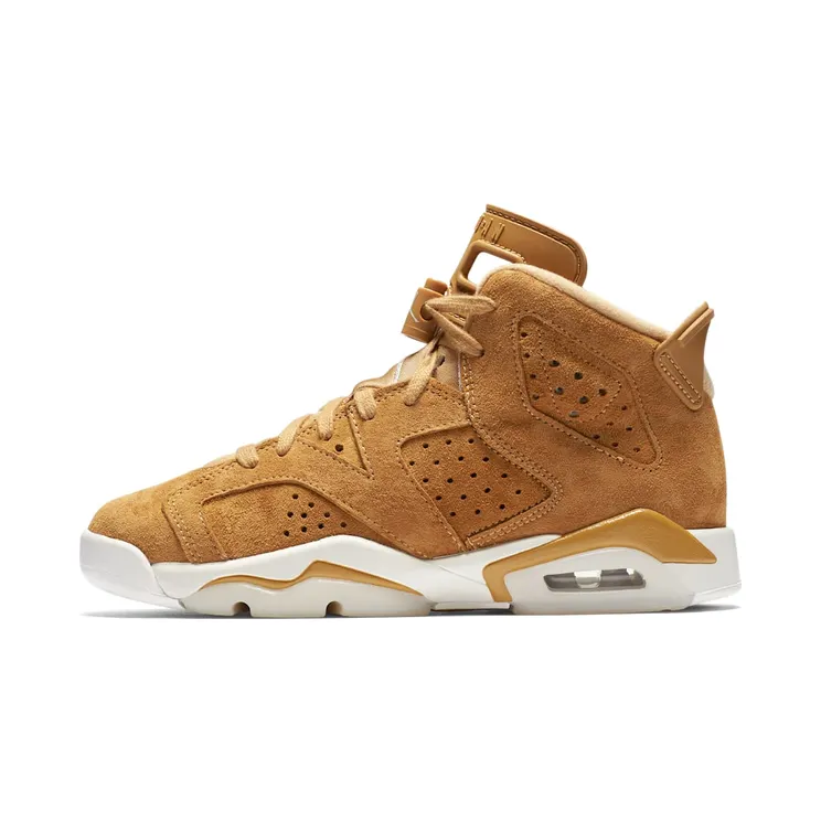 Air Jordan 6 RETRO BG GOLDEN HARVEST/GOLDEN HARVEST-SAIL (384665-705)