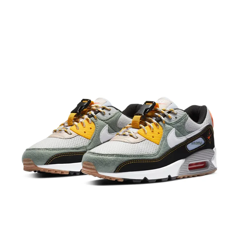Nike Air Max 90 Buckle Spiral Sage Spiral Sage/Black-University Gold-White (DC2525-300)