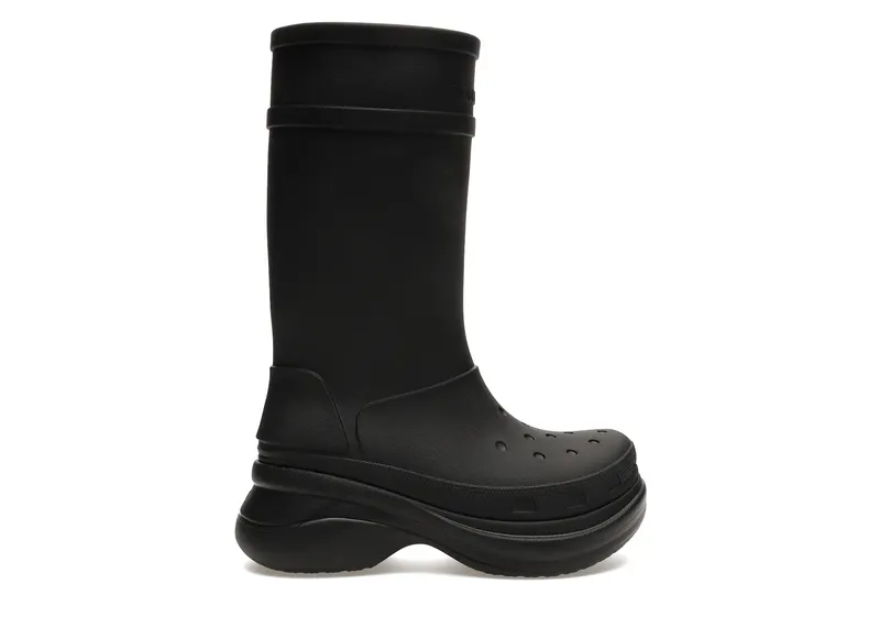 Balenciaga x Crocs Boot Black (677384W1S8E1000)