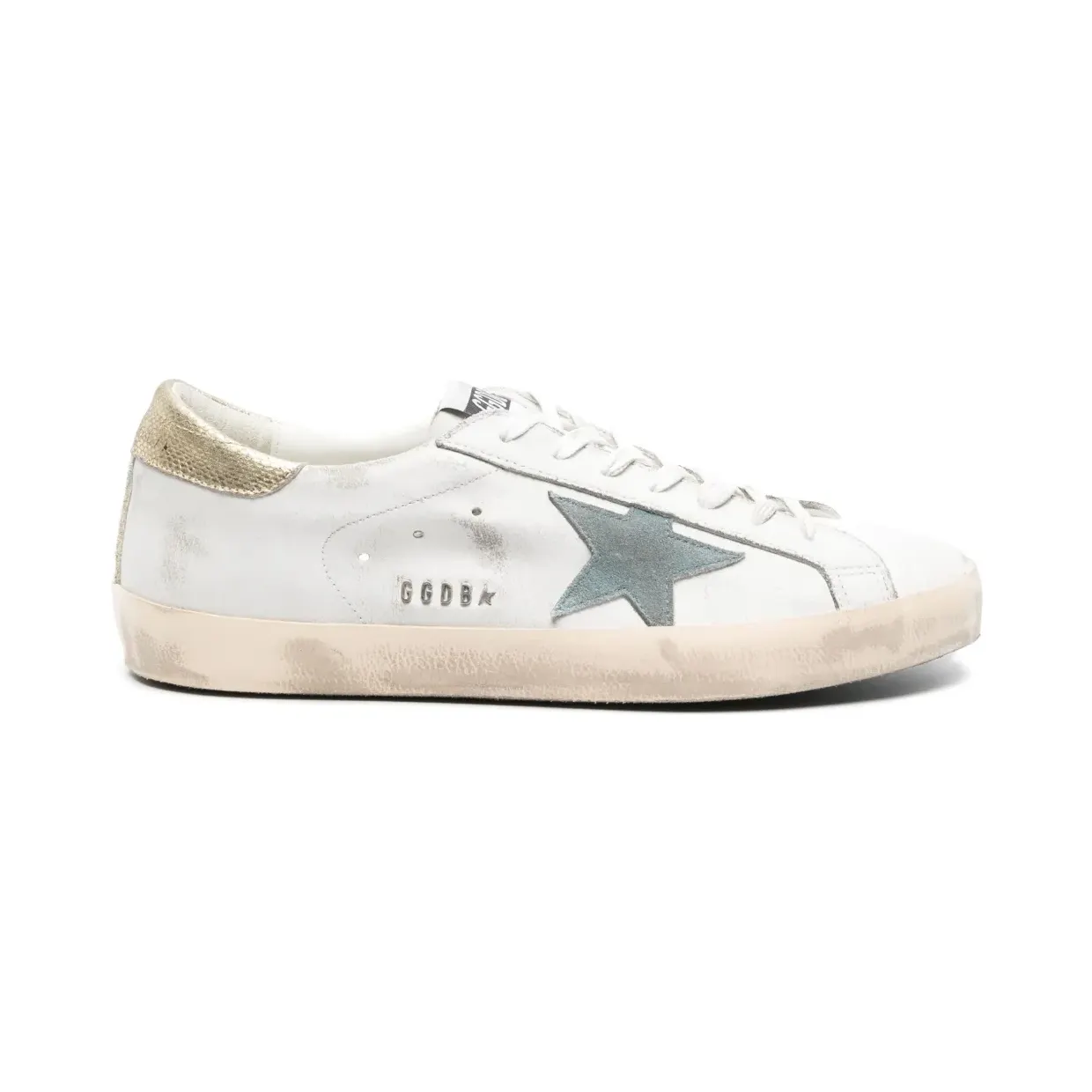 Golden Goose Super Star mit Stern-Patch “White” (GMF00101F005710)