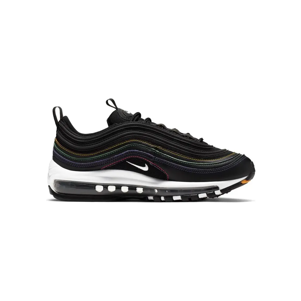 Nike Air Max 97 Black Multi Stitch (W) Black/Psychic Purple-University Gold-White (CK0738-001)