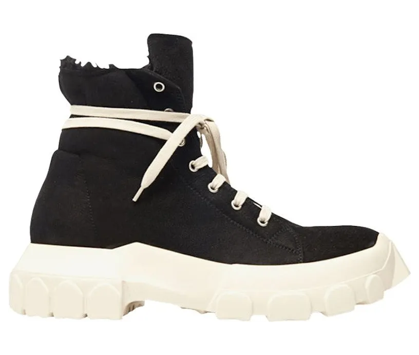 Rick Owens Shearling High Black 2019 (RU19F4897 LSHW 9091)