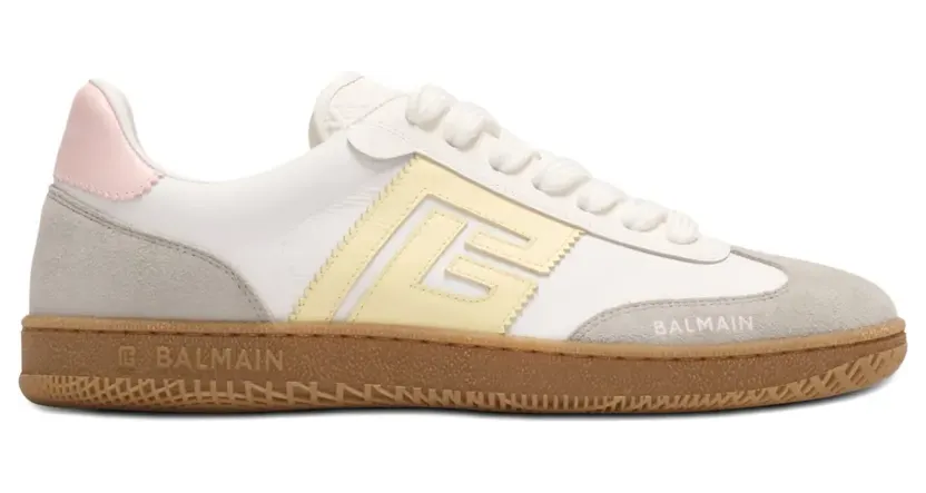 Balmain Swan Sneakers mit Logo-Detail – Weiß (GN1VI735TCLN)