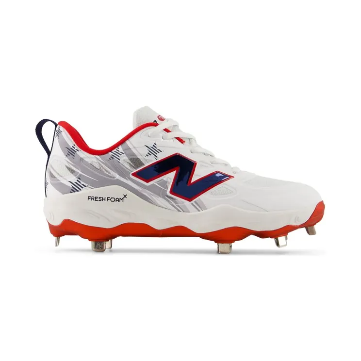 New Balance Fresh Foam X Velo v4 International Baseball Pack White Red (WVELO5CX)