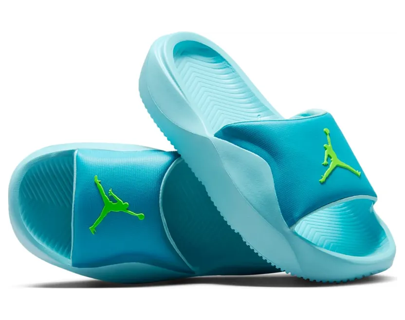 Jordan Franchise Slide Chlorine Blue Copa Electric Green (HF4490-400)
