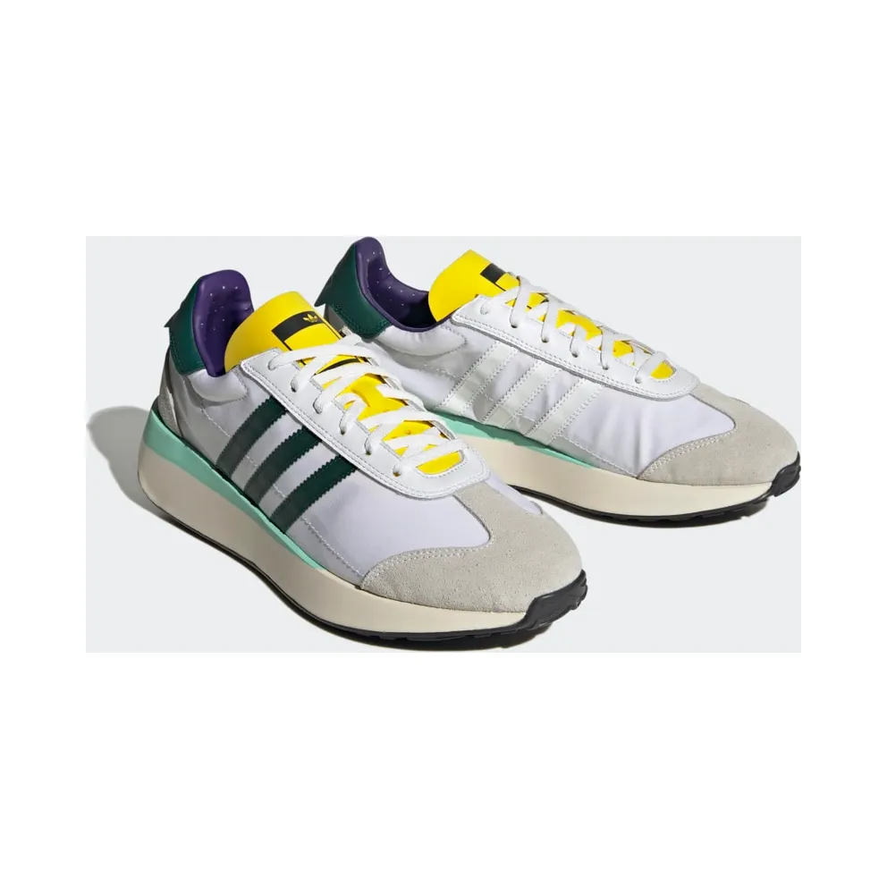 adidas Country XLG Cloud White / Collegiate Green / Yellow (IF8118)