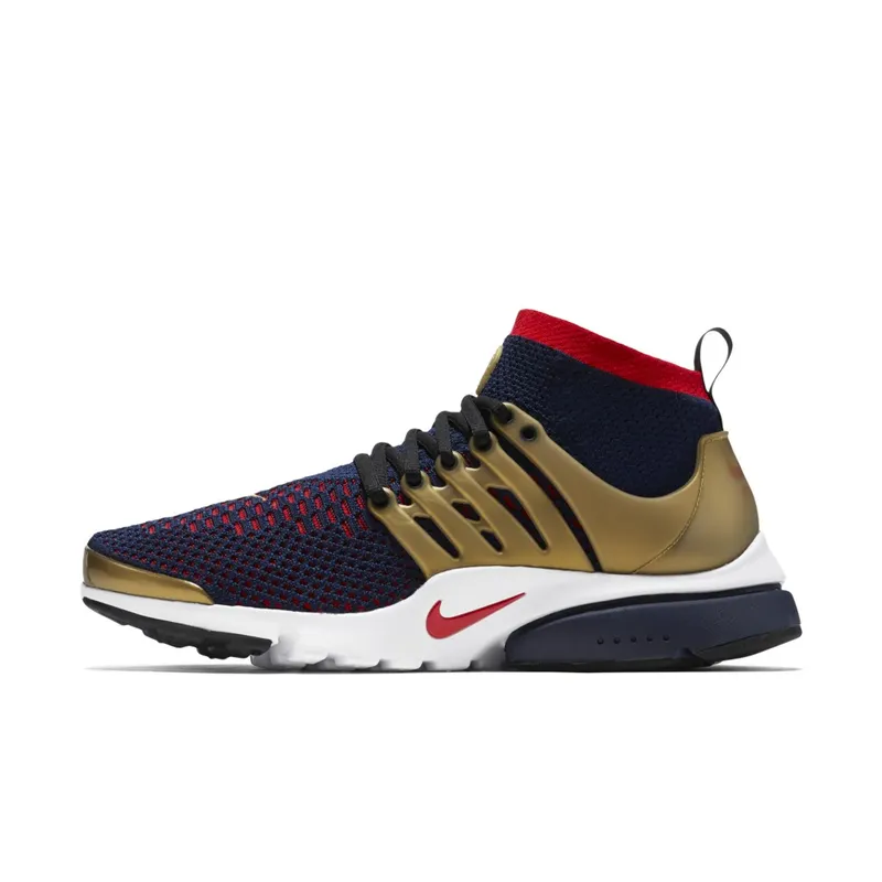 Nike  Air Presto Ultra Flyknit Olympic College Navy/Comet Red-Metallic Gold (835570-406)