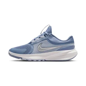 Nike Star Runner 5 “World Indigo / Ghost / Platinum Tint / Metallic Silver” (HF7004-402)