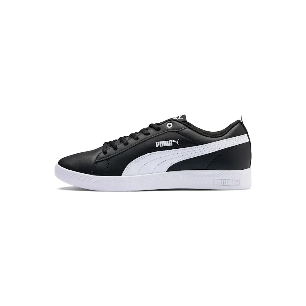 Puma Smash v2 leren White/Black (365208-02)