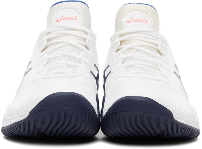 Asics White & Blue Court FF2 (1042A076-103)