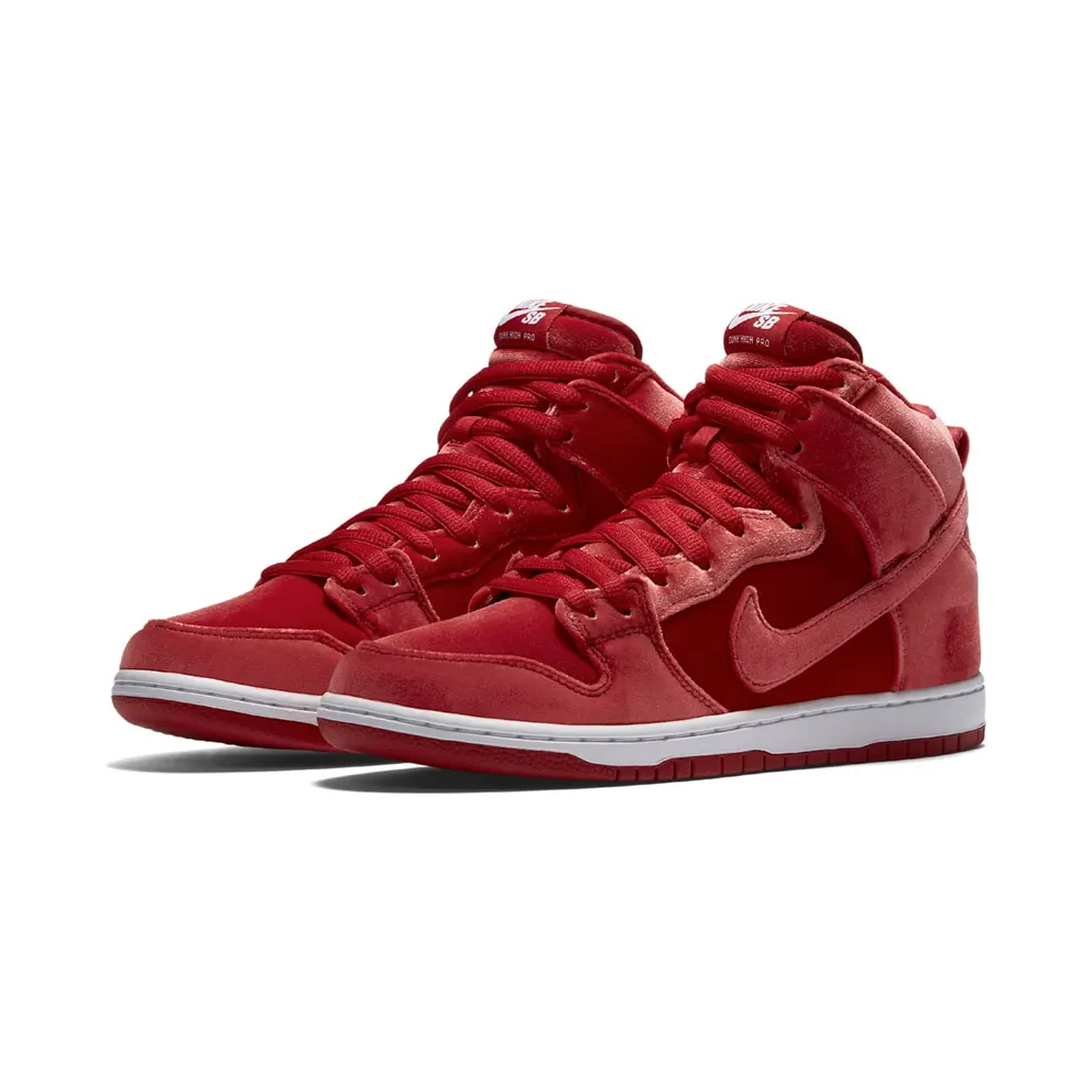 Nike Dunk SB High Red Velvet Gym Red/White/Gym Red (313171-661)
