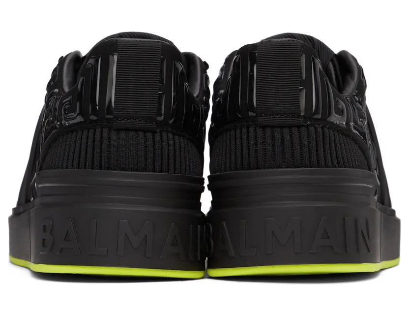 Balmain Black Skate Low Sneakers (XM1VI292TSNL) (4)