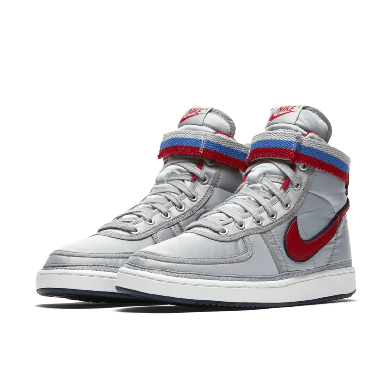 Nike Vandal High Supreme Nylon OG (2017) Metallic Silver/University Red (AH8652-001)