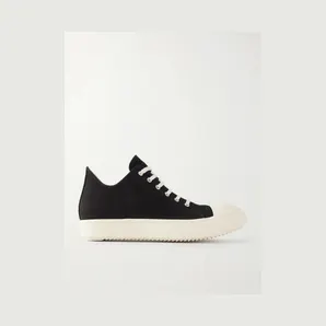 Drkshdw By Rick Owens Ramones Denim Sneakers Brick (DU02F6802)