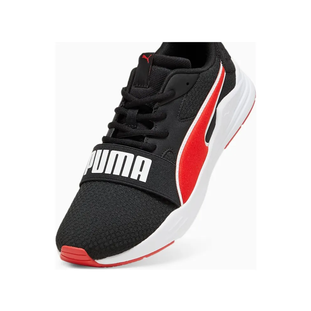 Puma Wired Run Black / For All Time Red / White (389275-14)