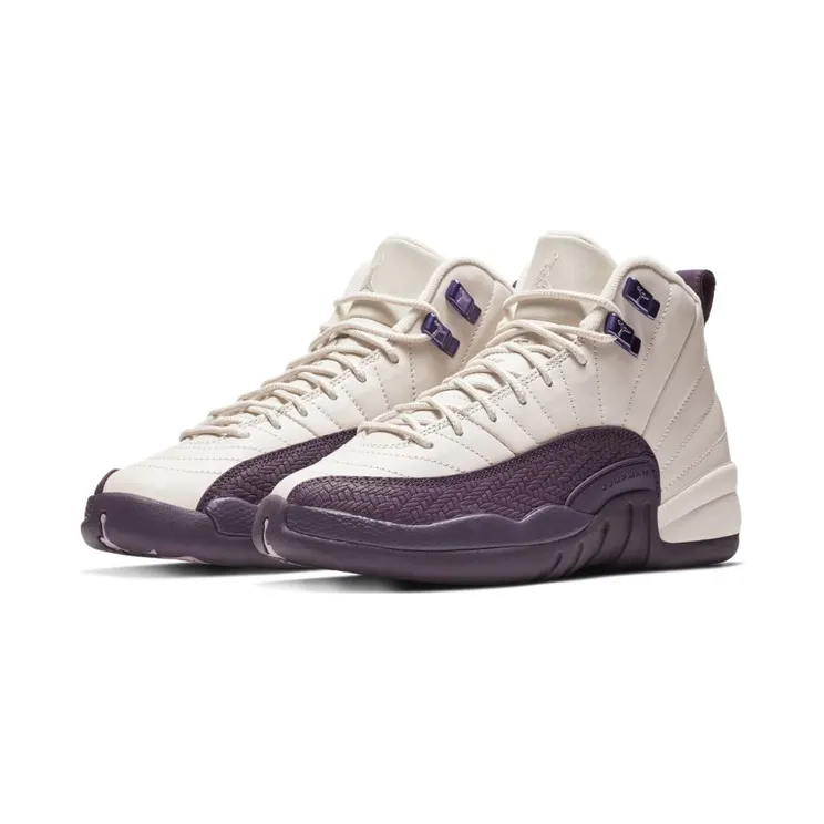 Air Jordan 12 GS “Desert Sand / Pro Purple / Light Arctic Pink” (510815-001)