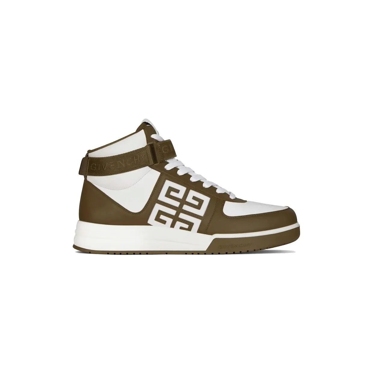 Givenchy G4 High Khaki White (BH008UH1GM 314)