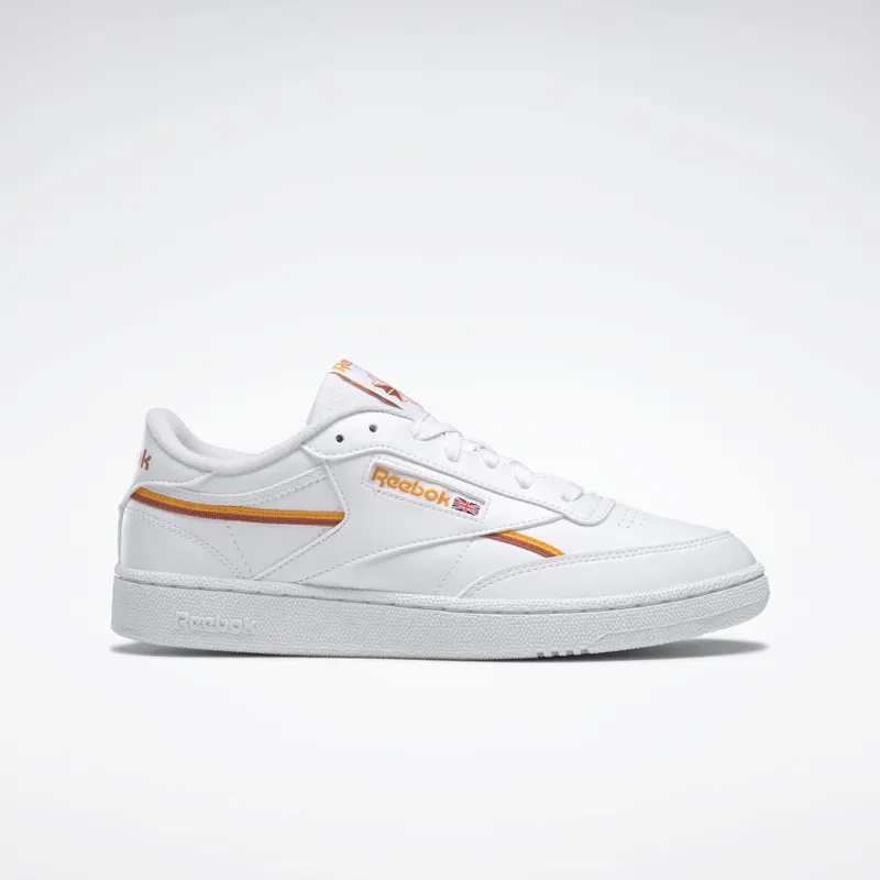 Reebok Club C 85 Vegan Cloud White / Collegiate Gold / Baked Earth (GX7564)