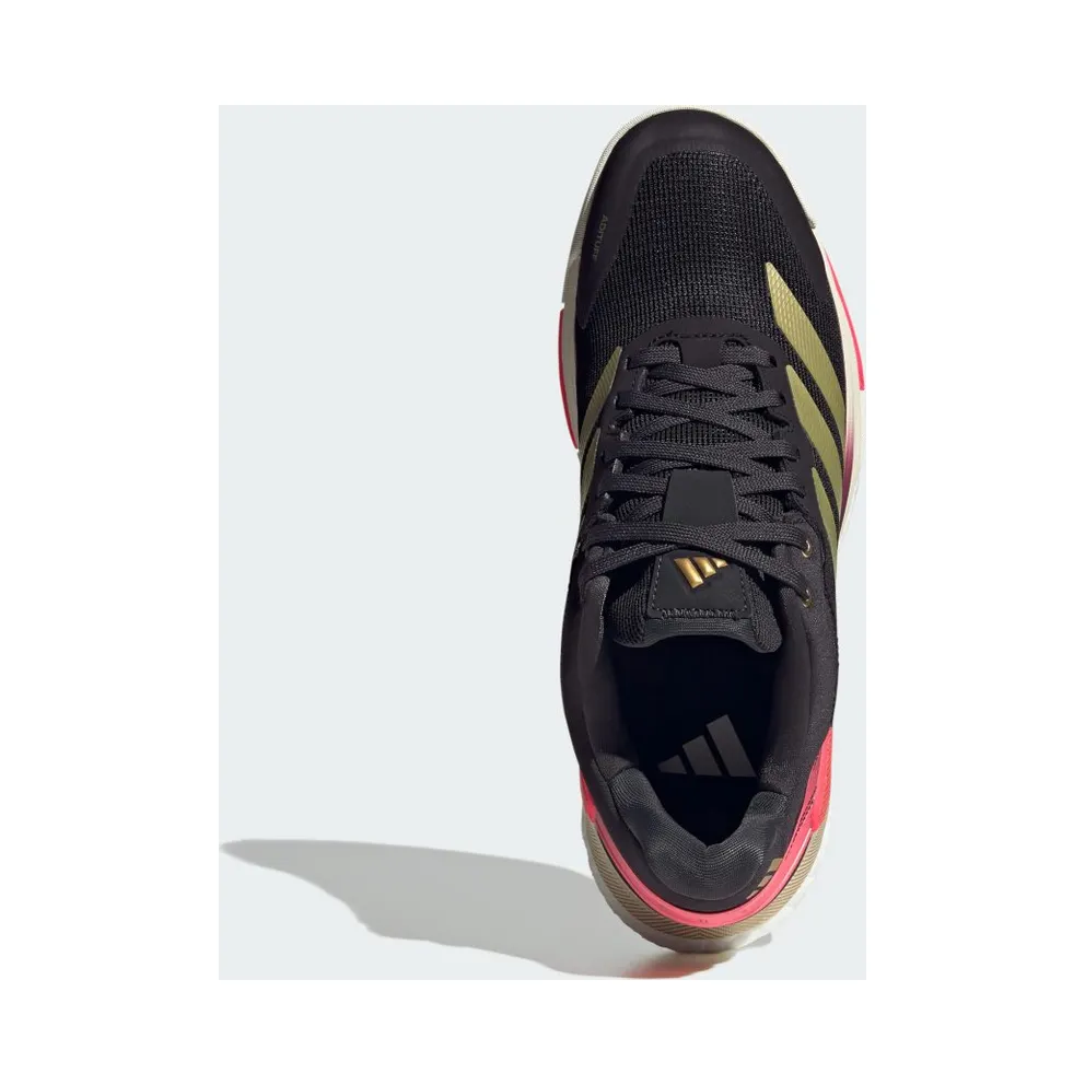 Adidas Crazyquick BOOST Padel Shoes Core Black / Gold Metallic / Solar Turbo (KJ1903)