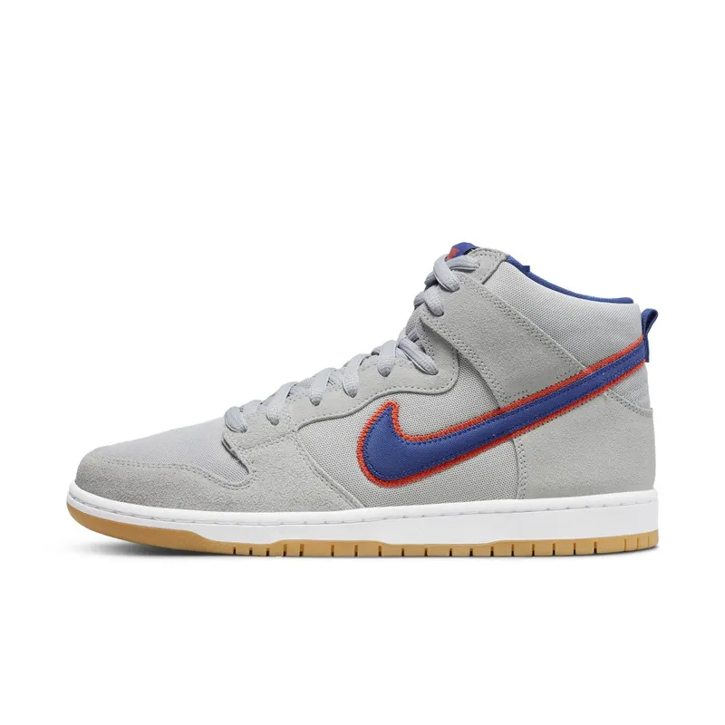 Nike SB Dunk High New York Mets – “Cloud Grey / Rush Blue / Team Orange / White” (DH7155-001)