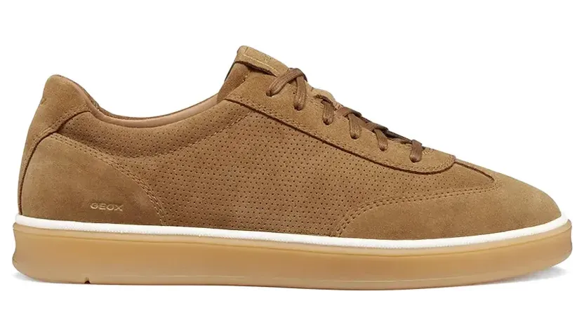 Geox Spherica Actif X4 geperforeerde sneakers – Beige (U653JA00022C6018)