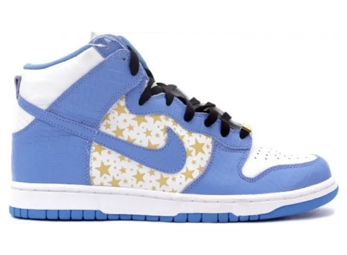 Nike Supreme x Dunk High Pro SB ‘Blue’ White/University Blue (307385-141)