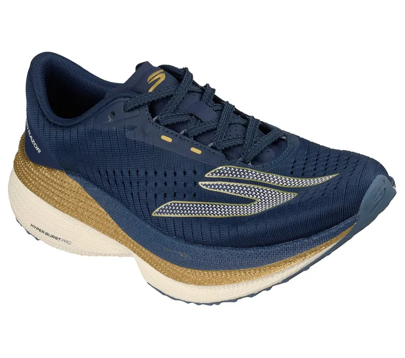 Skechers Aero Razor Sneaker Marine/Gold
