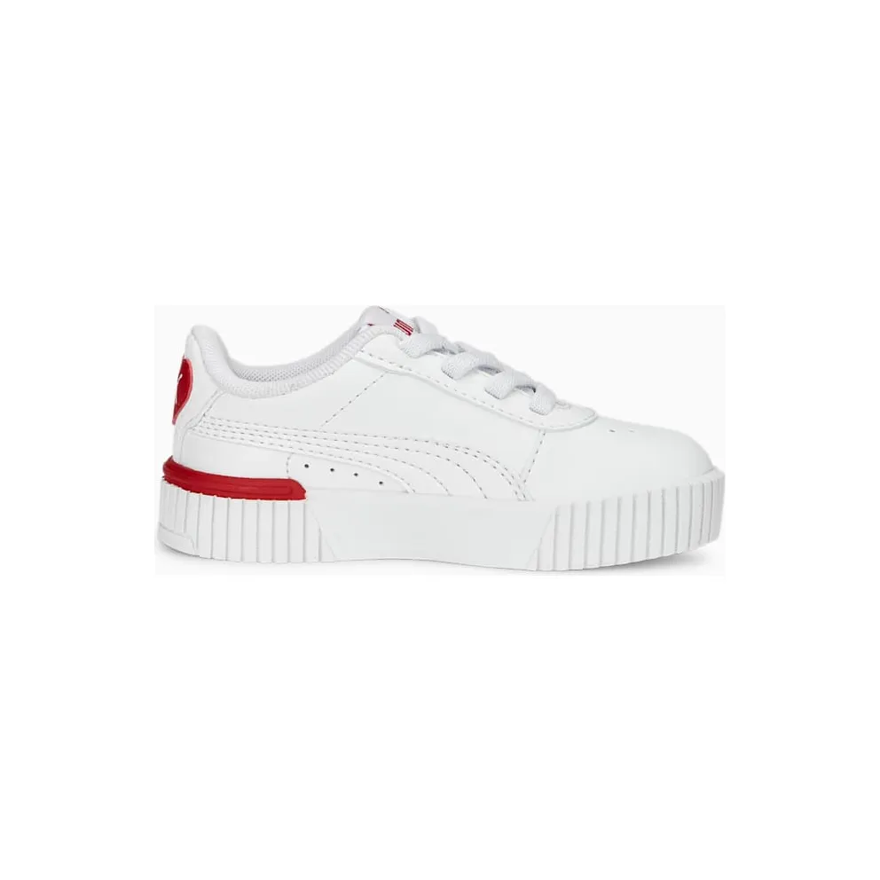 Puma Carina 2.0 Red Thread TD “White / Red” (389748-01)