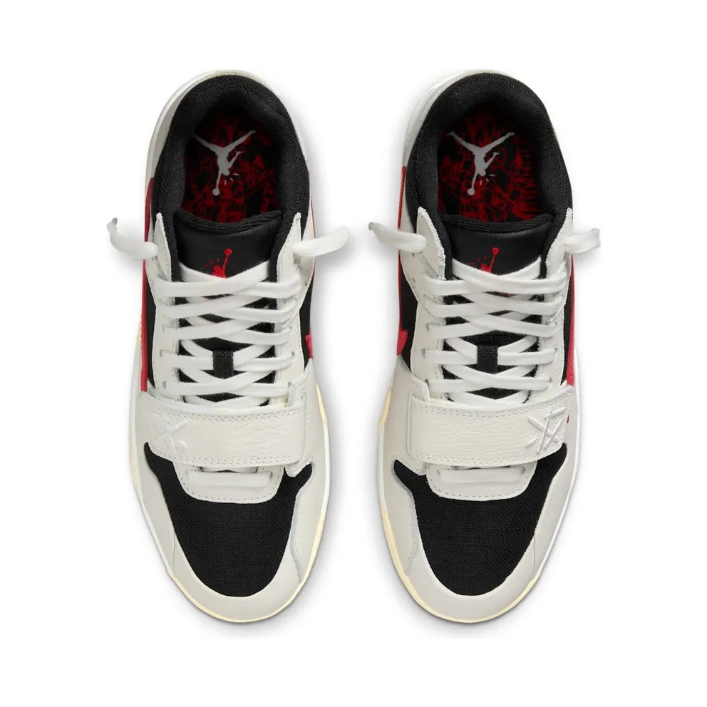 Jordan x Travis Scott Air Jordan Jumpman “Sail/University Red-Black-Muslin” (FZ8117-101)