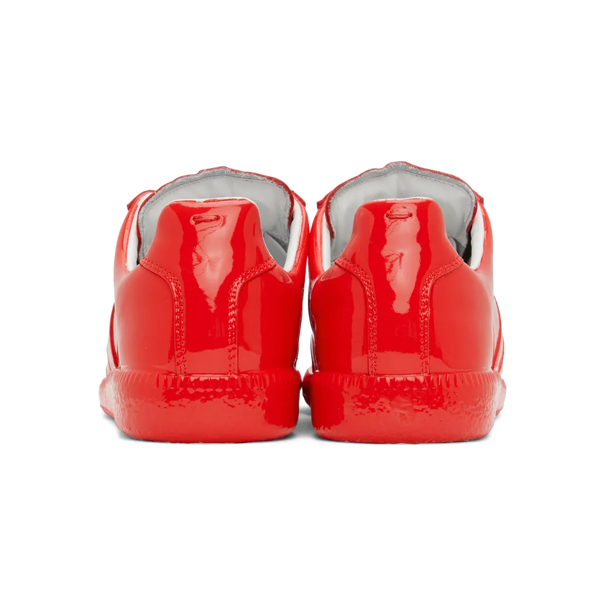 Maison Margiela White Replica Low Sneakers (S37WS0582 P4487) (4)