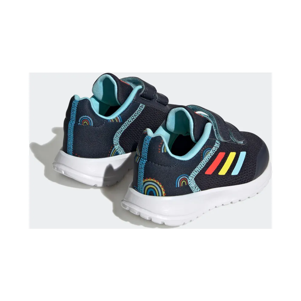 Adidas Tensaur Run Sport Running Two-Strap Hook-and-Loop Legend Ink / Bold Orange / Impact Yellow (GY2462)