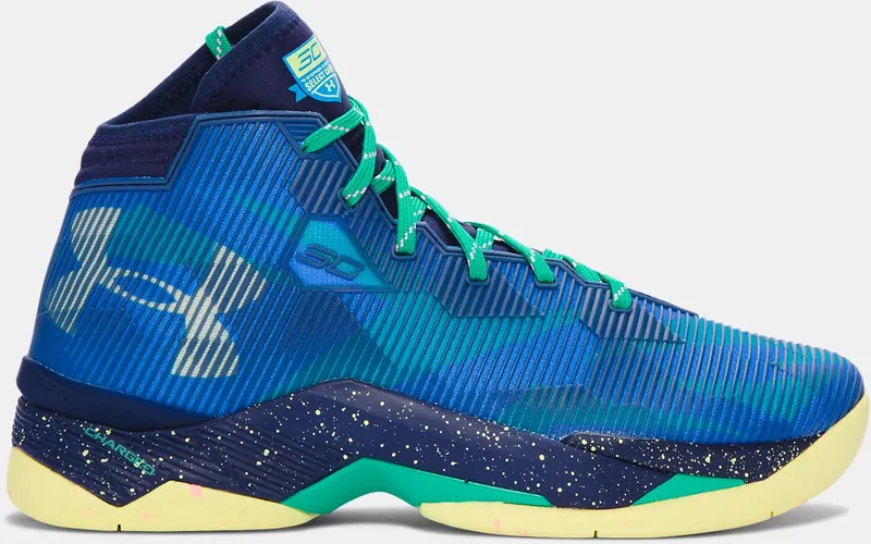 Under Armour UA Curry 2.5 SC30 Select Blue Heat/Midnight Navy/Taxi (1292528-435)