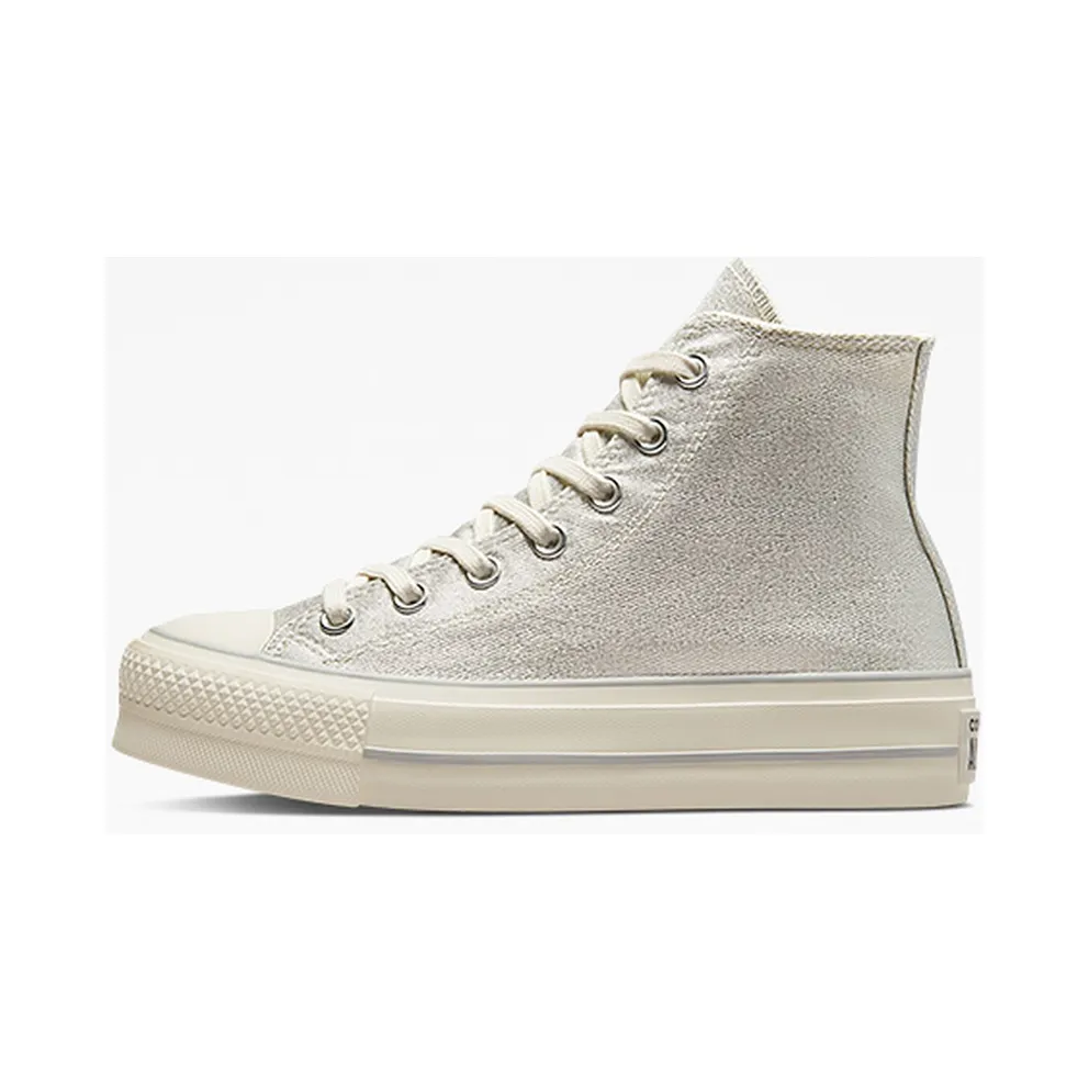 Converse Digital Powder Platform Chuck Taylor All Star High Top Pure Silver/pure Silver/egret (571082C)