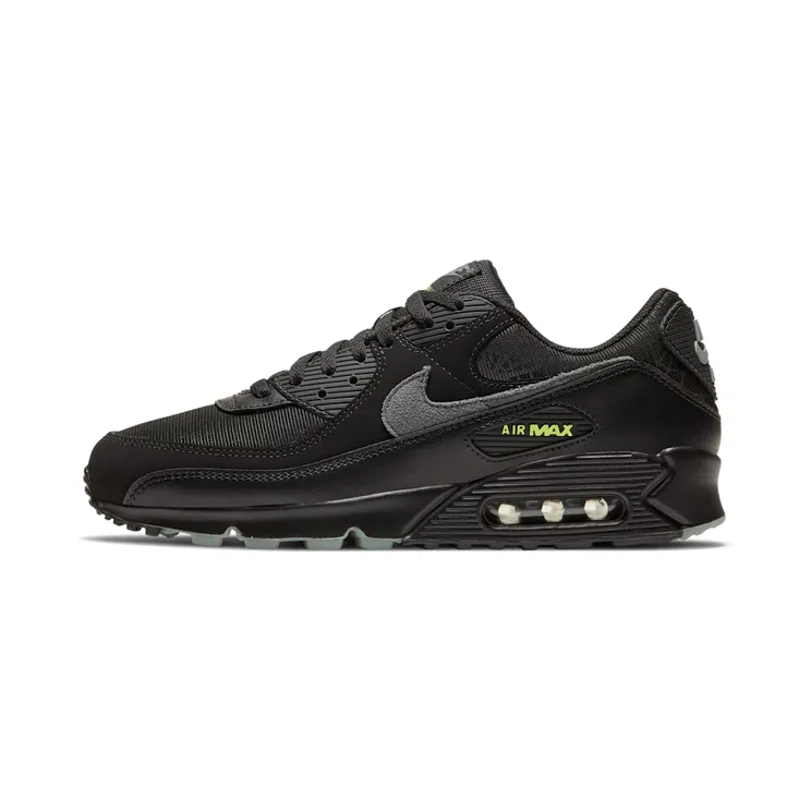 Nike Air Max 90 Halloween “Black / Limelight / Smoke Grey” (DC3892-001)