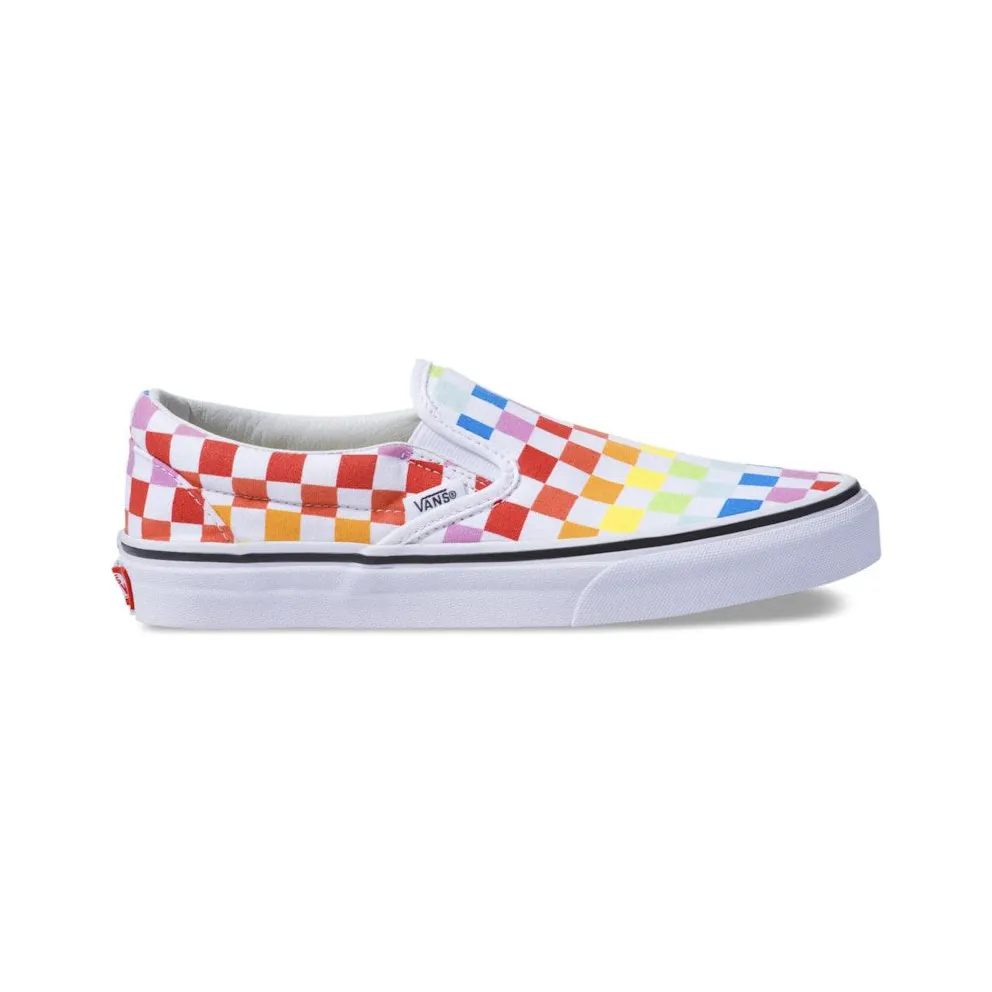 Vans Classic Slip-On Rainbow Checkerboard (VN0A3UT7U09)