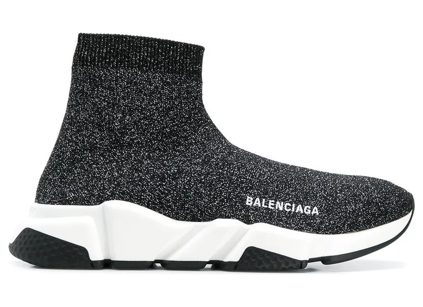 Balenciaga Speed Trainers Mid Lurex Knit (W)