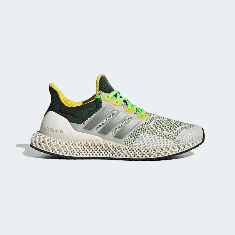 Adidas Ultra 4D Cloud White / Night Metallic / Beam Yellow (GZ1336)